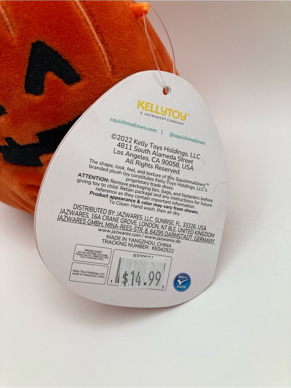 Halloween Squishmallows Paige the Pumpkin & Wolfgang the Vampire First to Market - Picture 9 of 11